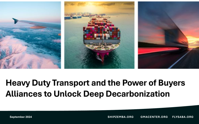 Webinar Recording & Slides: Heavy Duty Transport and the Power of Buyers Alliances