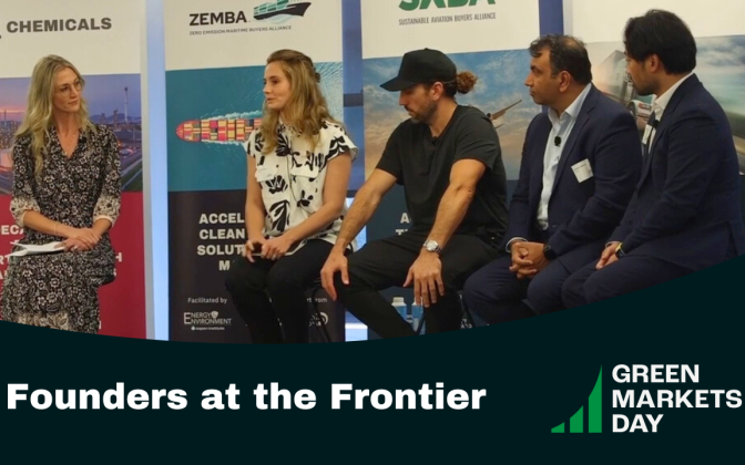 Green Markets Day 2025 – Founders at the Frontier: Scaling Climate Tech in Hard to Abate Sectors